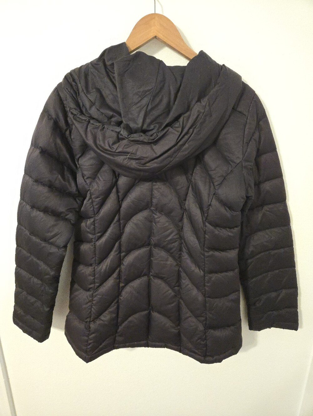 Vintage Patagonia Womens Medium Goose Down Jacket Hooded Full Zip Puffer Coat - Picture 2 of 7